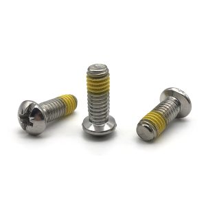 Pozi Pan Machine Screws with Nylon Patch