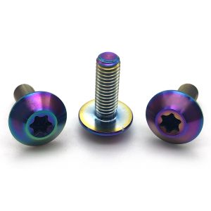 Button Torx Titanium Machine Screws